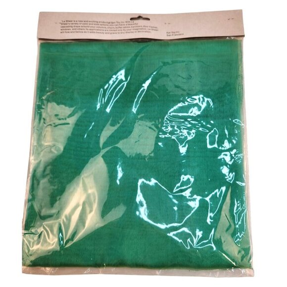 Runner 25" x 6 feet, Leiser Sheer Fabric Pack Teal Green & Purple Polyester Part - Picture 10 of 10